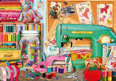 Corner Piece The Sewing Desk - obrázek puzzlí