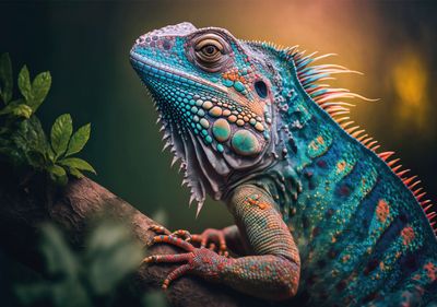 Dino Leguán - obrázek puzzlí