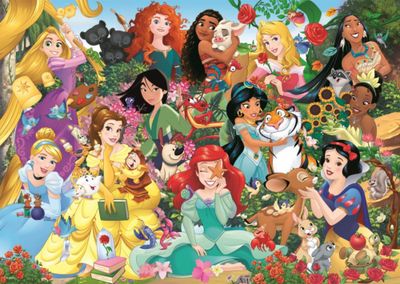 Dino Disney princezny - obrázek puzzlí