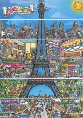 Dino Eiffelova věž - Puzzlebild