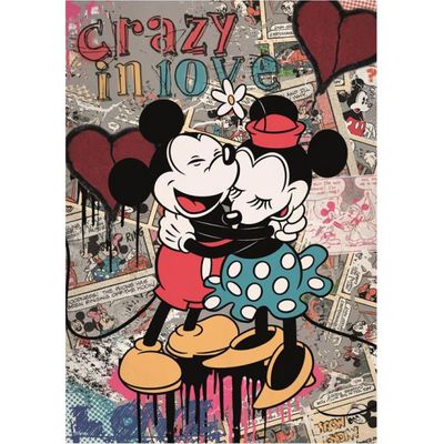 Dino Mickey Retro - imagen del puzzle