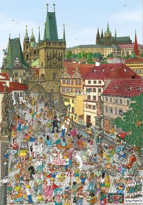 Dino Mostecká věž, Praha - obrázek puzzlí