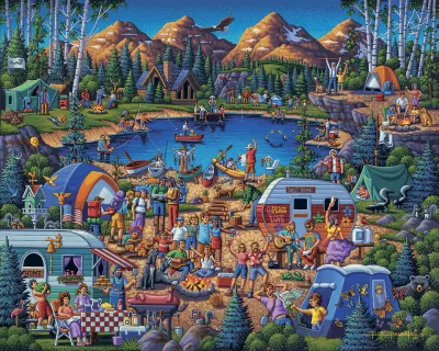 Dowdle Camping Adventure - obrázek puzzlí