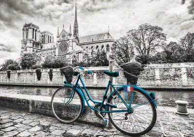 Educa Bike Near Notre Dame - puzzle image