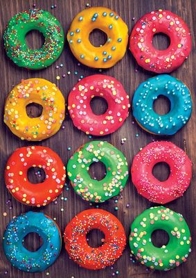 Educa Colorful Donuts - puzzle image