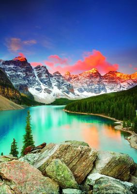 Educa Moraine Lake, Banff National Park, Canada - image du puzzle