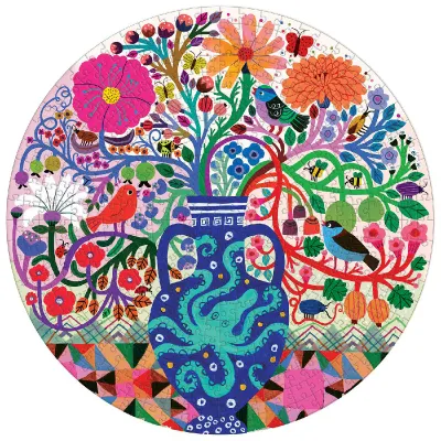 EeBoo Birds and Flowers - obrázek puzzlí