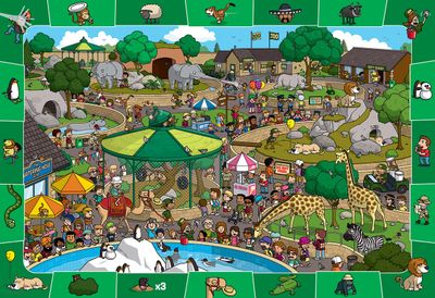 Eurographics A Day in the Zoo - obrázek puzzlí