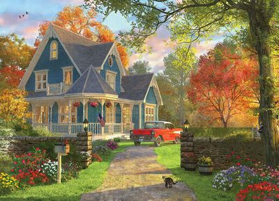 Eurographics The Blue Country House - puzzle image