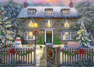 Falcon The Christmas Cottage - Puzzlebild