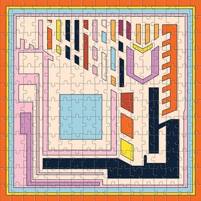 Galison Frank Lloyd Wright Textile Blocks: Freeman House - obrázek puzzlí