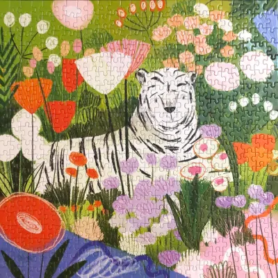 Galison Tiger Garden - obrázek puzzlí