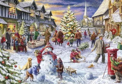 Gibsons A White Christmas - obrázek puzzlí