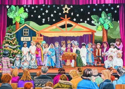Gibsons Magic of Christmas - The Nativity Play - obrázek puzzlí