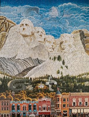 Great American Puzzle Factory Mt. Rushmore - obrázek puzzlí