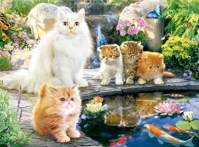 Grow Gatos no Parque - obrázek puzzlí