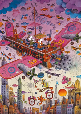 Heye Mordillo: Fasten Seat Belts - obrázek puzzlí