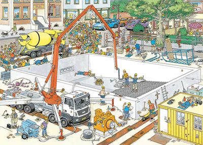 Jumbo Jan van Haasteren: Almost Ready? - puzzle image