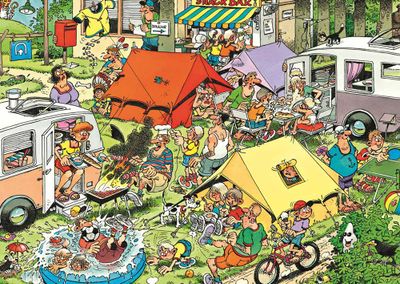 Jumbo Jan van Haasteren: Camping - obrázek puzzlí