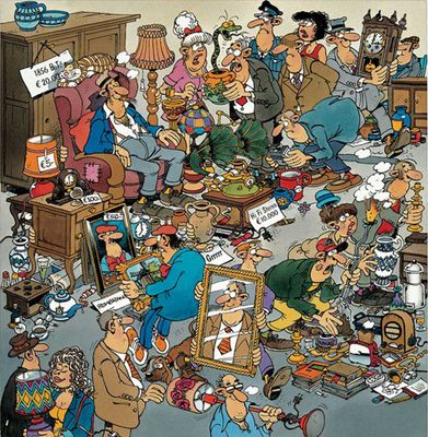Jumbo Jan van Haasteren: Flea Market - obrázek puzzlí