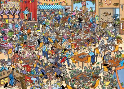 Jumbo Jan van Haasteren: National Championships Puzzling - obrázek puzzlí