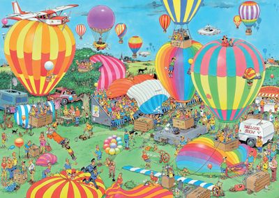 Jumbo Jan van Haasteren: The Balloon Festival - puzzle image
