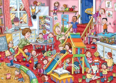 Jumbo Wasgij Mystery 11: Childcare! - imagen del puzzle