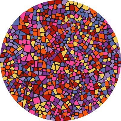 KI Puzzles (Karmin International) Rounderful Mosaics - obrázek puzzlí