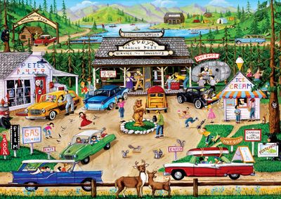 Masterpieces Greetings From The National Parks - puzzle image