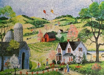 Masterpieces Simple Times - Playing with the Wind - obrázek puzzlí