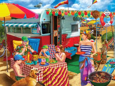 Masterpieces Campside: Trip to the Coast - puzzle image