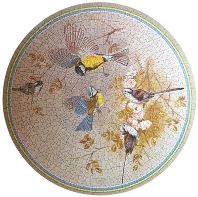 MB Puzzle Blue Tits, Blauwmees - obrázek puzzlí