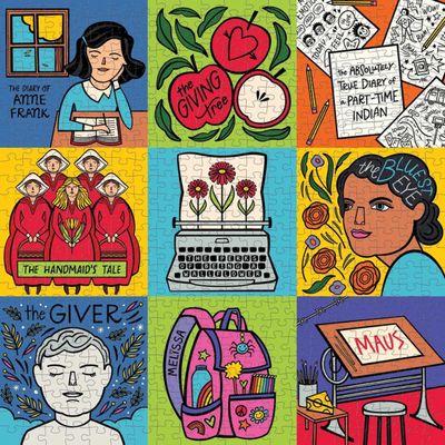 Mudpuppy I Read Banned Books - obrázek puzzlí