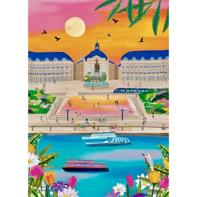 Pieces & Peace Bordeaux - Place de la bourse - puzzle image