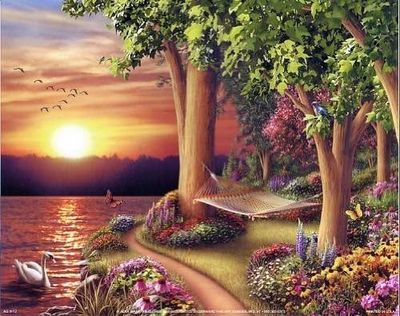 Puzzle Makers Around the Lake - imagen del puzzle