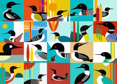 PuzzleTwist Crazy for Loons - obrázek puzzlí