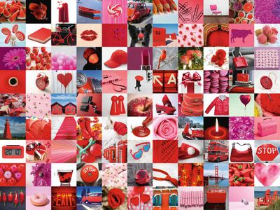 Ravensburger 99 Beautiful Red Things - puzzle image