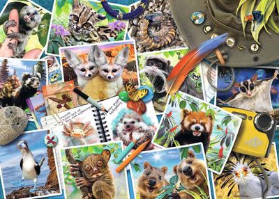 Ravensburger A Traveler’s Animal Journal - puzzle image