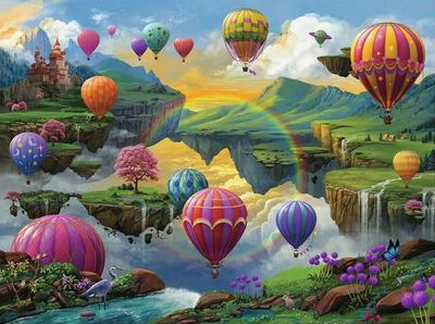 Ravensburger Air Balloon Valley - puzzle image