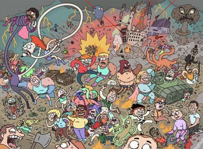 Ravensburger Skurkarnas Skurk: An Ordinary Day at the Villain School - obrázek puzzlí