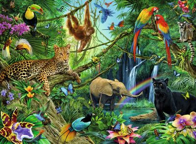 Ravensburger Animals In The Jungle - puzzle image