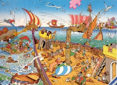 Ravensburger Asterix - Sea Battle - obrázek puzzlí