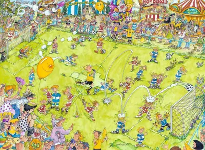 Ravensburger At the Soccer Match - obrázek puzzlí