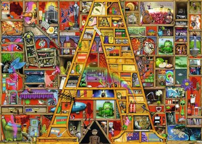 Ravensburger Awesome Alphabet A - obrázek puzzlí