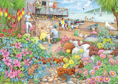Ravensburger Beach Garden Cafe - puzzle image