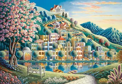 Ravensburger Blossom Park - imagen del puzzle