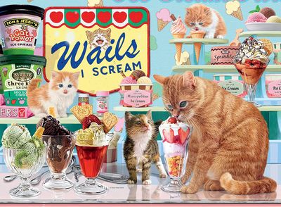 Ravensburger The Cat that got the Cream - puzzle image