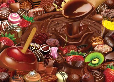 Ravensburger Chocolate Overload - obrázek puzzlí