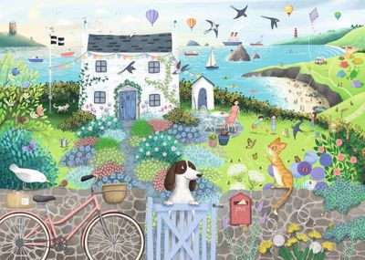 Ravensburger Coastal Cottage - puzzle image