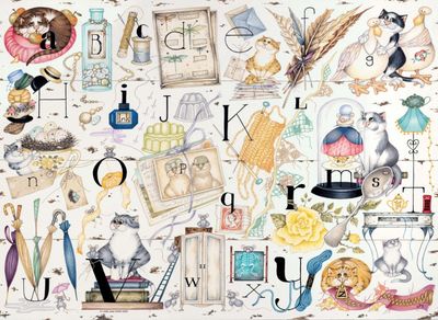 Ravensburger Crazy Cats Alphabet - obrázek puzzlí